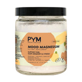 PYM Mood Magnesium Powder tub on counter for daily mood support