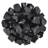 PYOR Black Obsidian rough stones for meditation and energy focus.