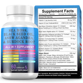 Pyzor Sea Moss Complex bottle for daily nutrient support.