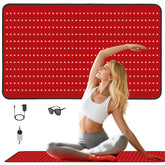 PZJDSR red light therapy mat with full-back coverage for broad relief