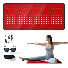 PZJDSR red light therapy mat with full back coverage for broad relief