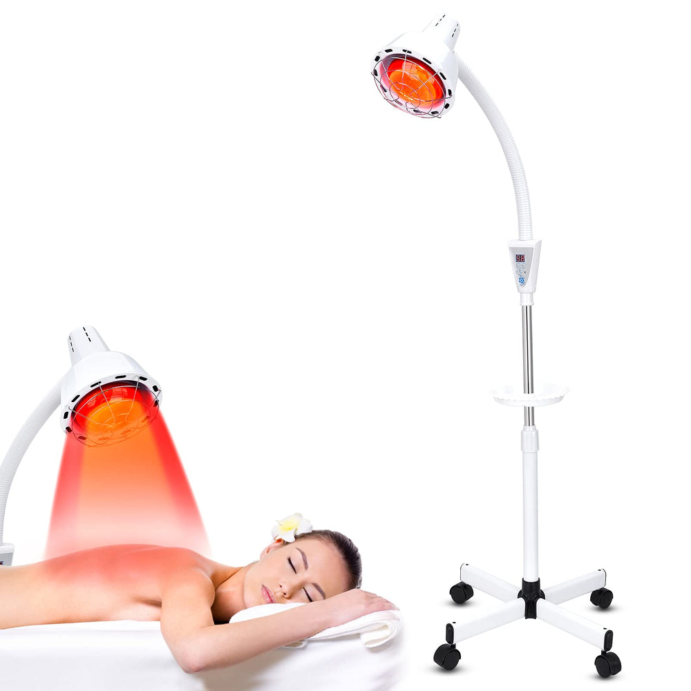 QAIHOE infrared therapy lamp front view for home use and warm relief.