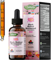 Q'ankyaq Kid Drops bottle shows a gentle kid-friendly detox formula.