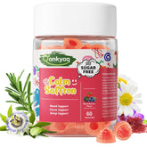 Q'ankyaq Kids Saffron Gummies pack front for focus and mood support.