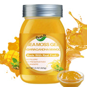 QANLOI Seamoss Gel bottle on white background highlighting immune support potential
