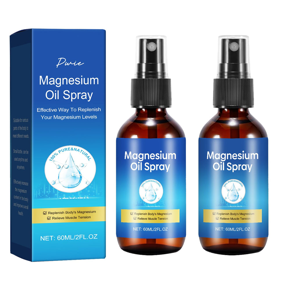 Qiaolimt Pure Magnesium Oil Spray bottle for easy on-the-go body care.