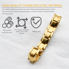 The QIAOZILI fashion-forward bracelet on wrist demonstrates versatile styling options.