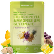 QIN SHAN TANG magnesium glycinate powder bottle with chlorophyll for daily calm.