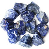 QINJIEJIE blue sodalite raw crystals ideal for meditation and calm energy.