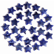 QINJIEJIE blue sodalite star pocket crystal ready for meditation and balance.