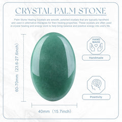 QINJIEJIE green aventurine close-up showcases shine and texture
