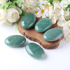 QINJIEJIE gemstone palm stone in packaging emphasizes gift-ready presentation