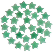 QINJIEJIE green aventurine star pocket stone ready for daily calm on the go