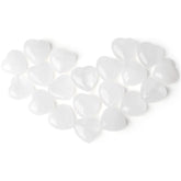 QINJIEJIE heart crystal palm stone close-up for meditative focus and calm energy