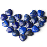 QINJIEJIE lapis heart palmstone for meditation and gentle energy balance