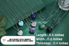 QINJIEJIE lapis lazuli heart pendant closeup natural beauty and calm