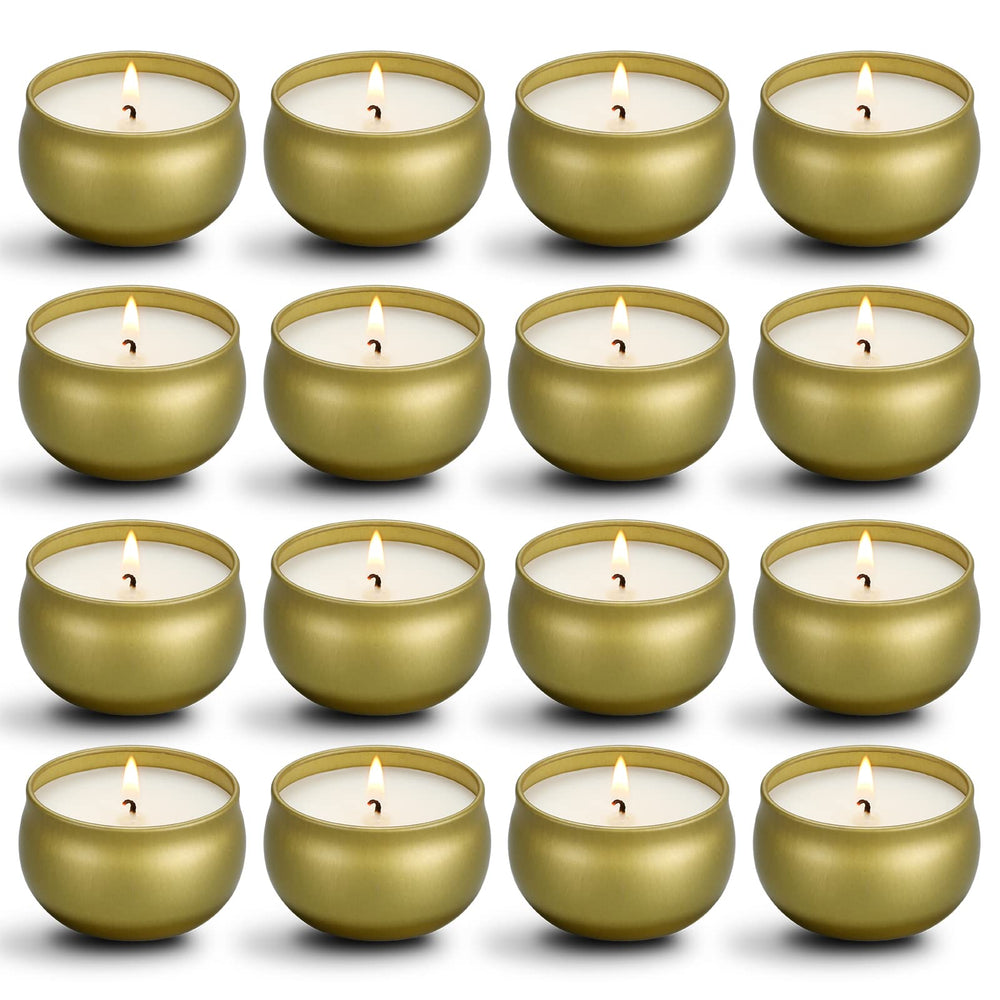 Qinxiang 16-pack travel tin candles offer versatile gifting and ambiance.