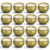 Qinxiang 16-pack travel tin candles offer versatile gifting and ambiance.