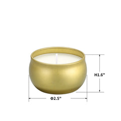 Qinxiang vanilla tin candle creates cozy, inviting atmosphere.