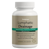 Qiuumey Sculptique bottle label shows herbal lymphatic support for circulation.