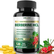 Qmiozzy berberine liposome capsules close-up for absorption.