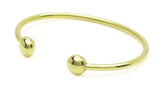 QRAY Gold Standard steel bracelet front view for durable everyday wear.