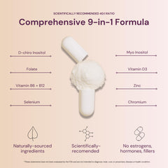 QSTA Premium Inositol bottle pour for simple daily dosing