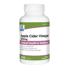 Quality Choice Apple Cider Vinegar tablets bottle for easy daily wellness.