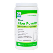 Quality Choice clear fiber powder bottle ready for tasteless daily mixing.