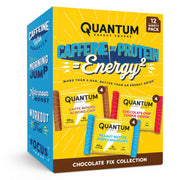 Quantum Energy Squares peanut butter dark chocolate square for a balanced energy boost