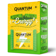 Quantum Energy Squares salted peanut butter crunch bar, ideal for on-the-go energy.