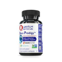 Quantum Nutrition Brain Prodigy bottle front for daily focus support
