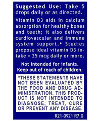 Quantum Nutrition QNL D3 Gold label detail with ingredients