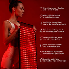 Quasar MD infrared full body mat setup view emphasizing easy arrangement.