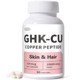 QUBIT GHK-Cu copper peptide bottle with capsules for skin and hair support