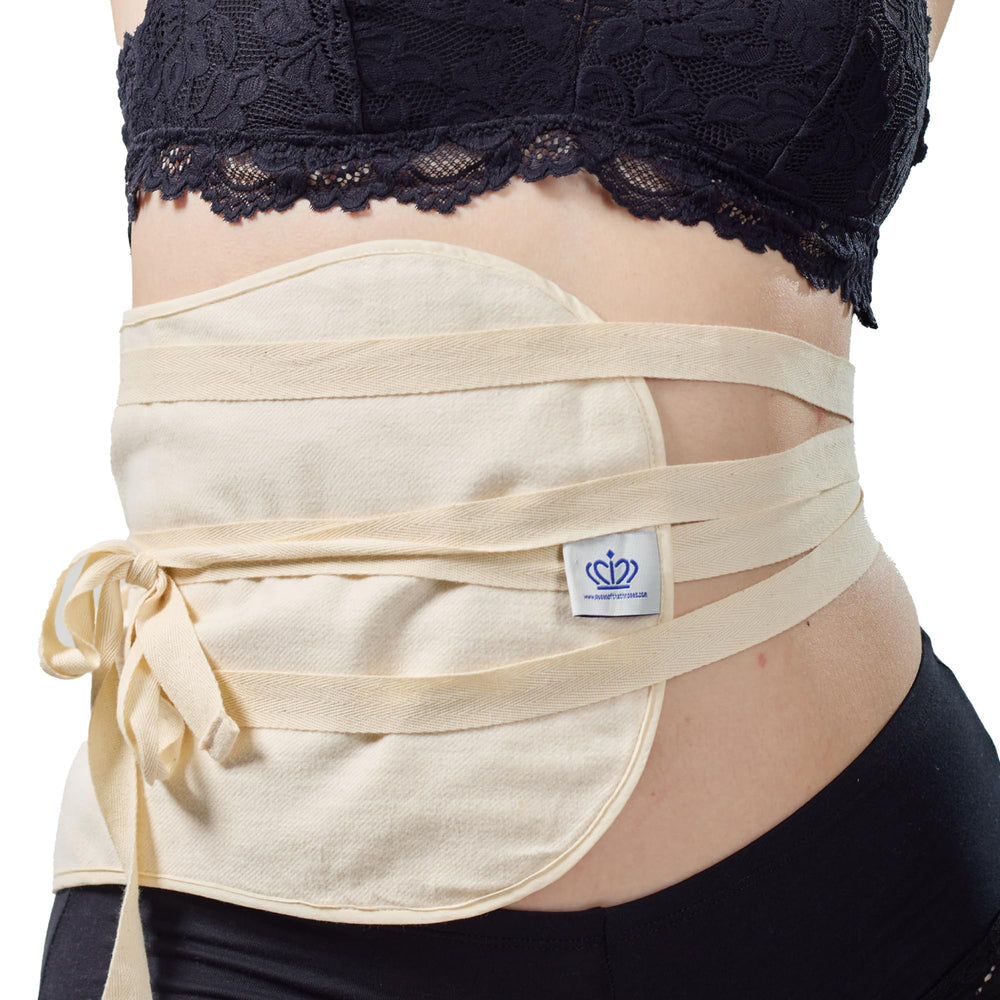 QUEEN OF THE THRONES organic cotton flannel with strap for comfortable packs
