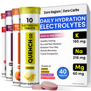 Quench Electrolyte Tablets Watermelon tube for on-the-go hydration.