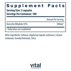 Quercetin capsules close up for convenient daily dosing and sinus comfort