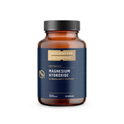 Quicksilver Magnesium Hydroxide bottle pour for GI regularity and bowel support.