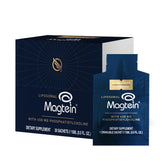 Quicksilver Scientific Liposomal Magtein sachet torn open for on-the-go brain support.