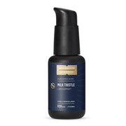 Quicksilver Scientific nanoemulsified milk thistle bottle—liposome delivery for efficient absorption.