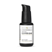 Quicksilver Scientific Oral Liposomal Copper GHK bottle highlighting rapid absorption.