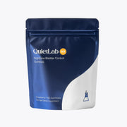 QuietLab N1 gummies bottle pour displaying the product for overnight bladder support.