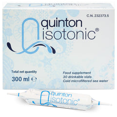 Quinton isotonic ampoules 30-vial pack for daily hydration and balance