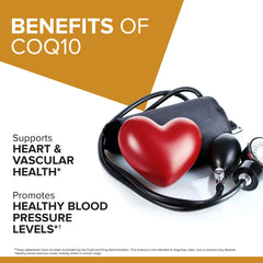 Qunol CoQ10 orange-pineapple flavor glass highlights tasty daily intake.