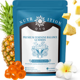 QVQ Pineapple pH Balance bottle for daily wellness support