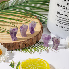 QYDCX amethyst angel figurine home decor adds tranquil focal point to any space.