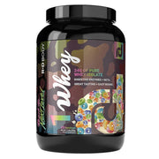R+D Body Pure Whey Isolate Fruity Cereal bottle for post-workout refuel
