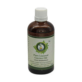 R V Essential linseed oil in amber glass bottle 30ml for purity and storage.