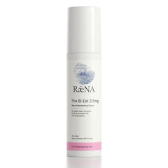 Raena Bi-Est 2.5mg cream in pump dispenser for easy daily use